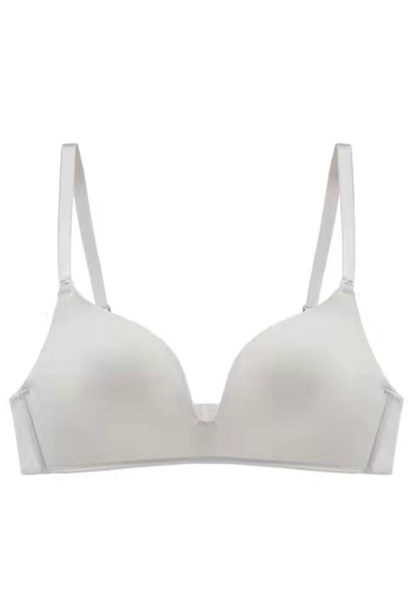 Push Up Bra, Bras for Women No Underwire, Wireless Bras for Women, Lightly Lined Bra Up Black Wire T Shirt Bra Small Cup Bra, Plus Size Bras for Women,Gray 34