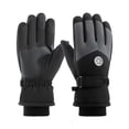 thumbnail image 1 of BKQCNKM Ski Gloves for Cold Weather Warm Windproof Rainproof Cold Proof Ski Riding Warm Gloves for Cycling Running Hiking Activities Winter Gloves Dark Gray One Size, 1 of 4