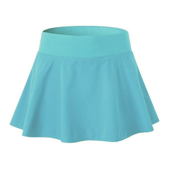 BKQCNKM Skirts for Women Mini Skirt Running Women Shorts Tennis Plus Fold Sports Skrit Pants Fashion Size Skirt Blue Skirt, Blue L