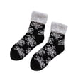 thumbnail image 1 of BKQCNKM Socks for Women Womens Socks Wool Socks for Women Fuzzy Socks for Women Winter Thickened Plush Fleece Socks Nonslip Floor Socks Socking Pilates Socks, Black One Size, 1 of 3