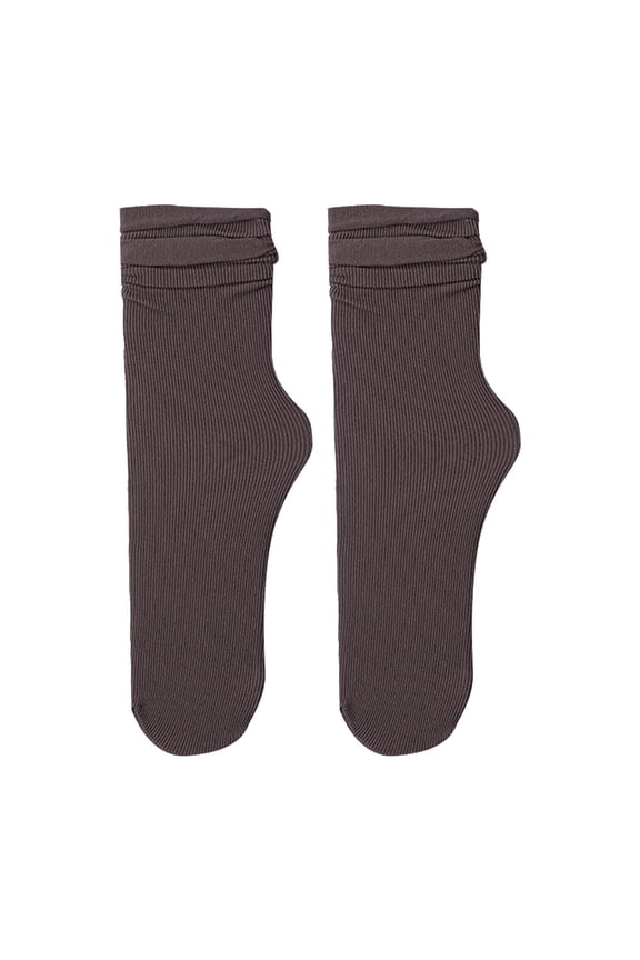 Socks for Women Womens Socks Wool Socks for Women's Summer and Autumn Thin Ice Socks Solid Simple Ice Silk Socks Mid Tube Socks Fuzzy Socks for Women, Gray A