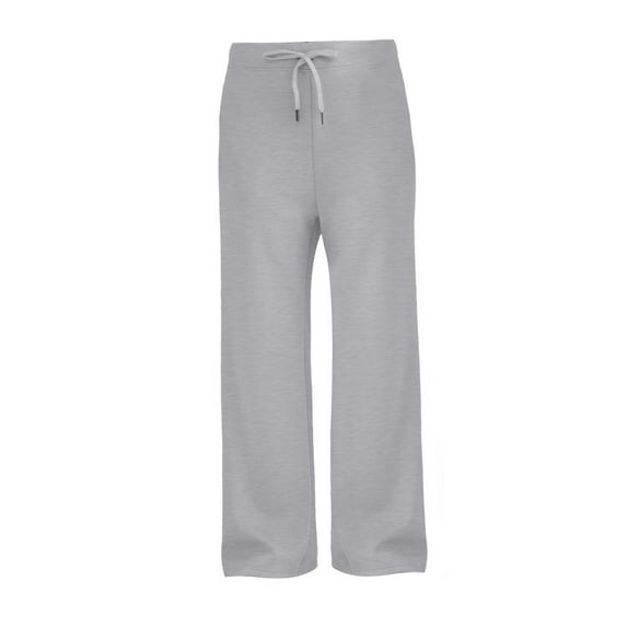 BKQCNKM Sweatpants Women Wide Leg Pants Woman Palazzo Pants for Women Fall Casual Loose Wide Leg Sports High Waisted Pants Casual Pants for Women Gray L