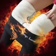 thumbnail image 1 of BKQCNKM Thermal Leggings for Women Ski Pants Women Warm Trousers Thickened Leggings Cold Women's Lamb High Winter Pants and Waist in Wear and Pants Fleece Lined Leggings Women Black L, 1 of 9