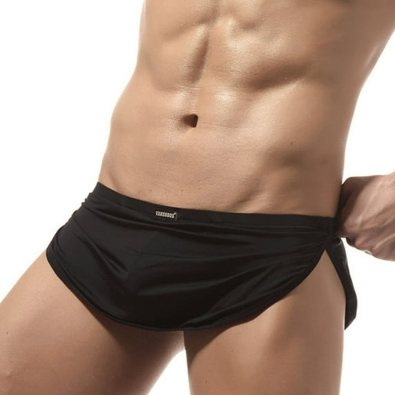 BKQCNKM Thongs Crotchless Panties underwear Men Fashion Underpants Ride Up Briefs Underwear Pant Panties Black Xxl