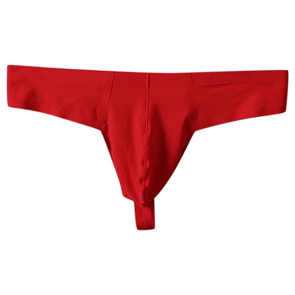 BKQCNKM Thongs Crotchless Panties underwear Men Fashion Underpants Solid Briefs Underwear Pant Panties Panties Red Xxl