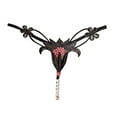 thumbnail image 1 of BKQCNKM Thongs For Women Thongs Women'S Embroidered Open Ccrotch Slip On Thong Transparent Underwear Cotton Thongs For Women, 1 of 3