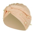 thumbnail image 1 of BKQCNKM Turbans for Women, Chemo Headwear for Women, Beanie for Women, Pre Tied Head Scarf for Women, Khaki One Size, 1 of 2