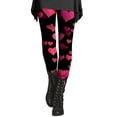 thumbnail image 1 of BKQCNKM Valentines Day Leggings for Women Plus Size Leggings for Women Yoga Pants Women Yoga Leggings with Pockets Soft Leggings Heart Leggings Holiday Leggings for Women Hot Pink 2 3XL, 1 of 4