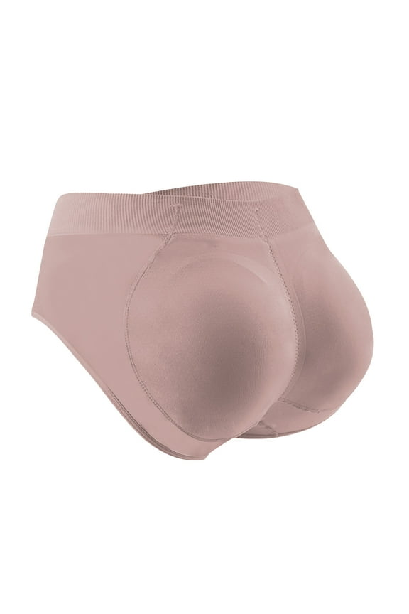 padded underwear for women, butt lifting panties, butt enhancer underwear women, seamless underwear for women, briefs for women, Pink 3XL
