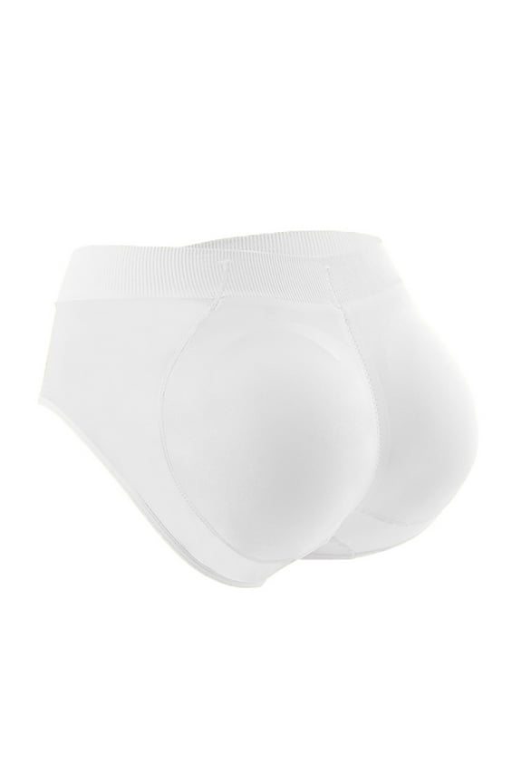 padded underwear for women, butt lifting panties, butt enhancer underwear women, seamless underwear for women, briefs for women, White XL