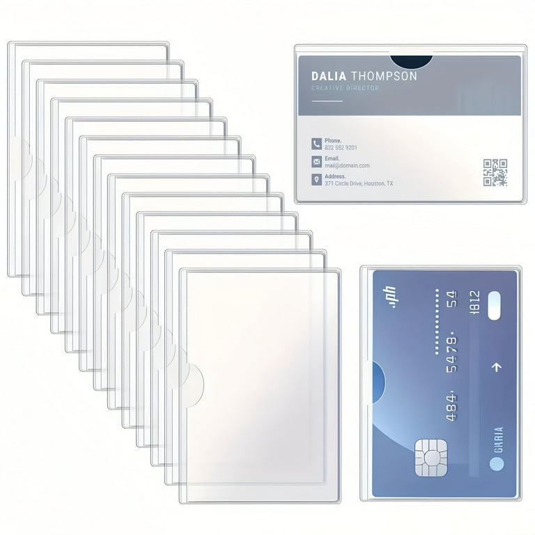 BKSDUEH 15 Pack Clear PVC Social Security Card Protectors, Waterproof Sleeves, 3.86""x2.32" - Walmart.com BKSDUEH 15 Pack Clear PVC Social Security Card Protectors, Waterproof Sleeves, 3.86""x2.32" - Walmart.com