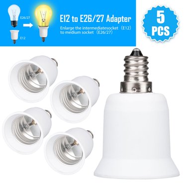 Snapklik.co : 2 Pcs 2 In 1 Light Socket To Plug Adapter, Convert E26...