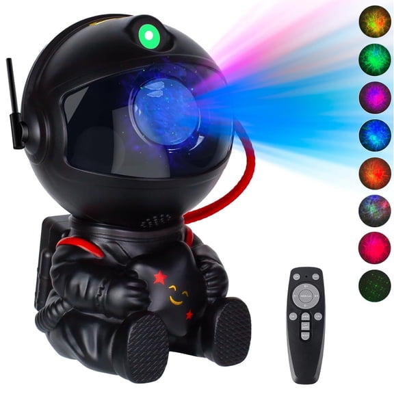 Astronaut Projector，Star Projector Galaxy Light，Night Light for Kids，Light Projector for Bedroom，Starry Nebula Ceiling LED Lamp，with Remote
