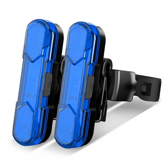 BKSDUEH Rear Bike Tail Light 2 Pack, USB Rechargeable Bright LED Bicycle Taillight with 4 Lighting Modes Waterproof Bike Light Flashing Light