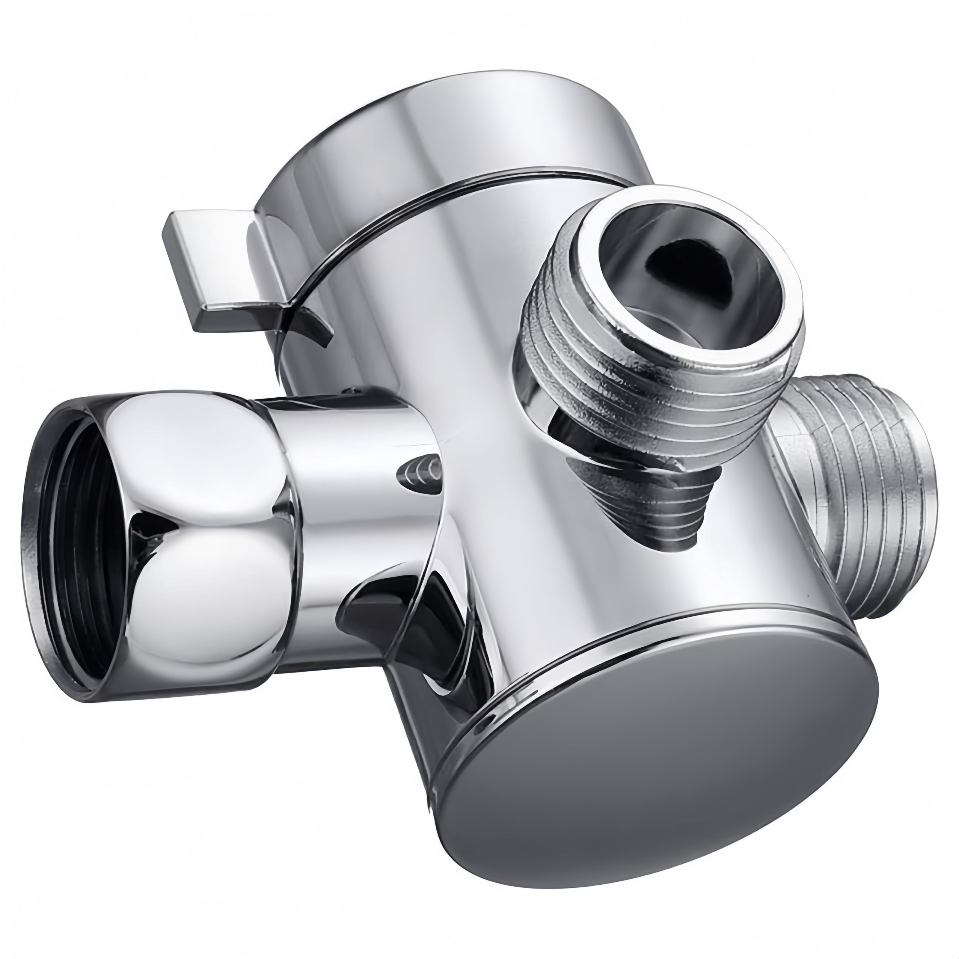 BKSDUEH Shower Head Diverter Valve, G1/2 3-Way T-adapter Connector ...