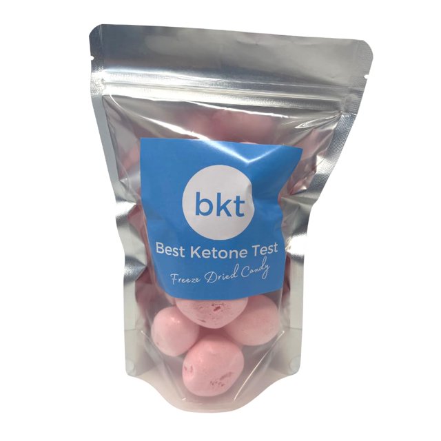BKT Freeze Dried Strawberry STF9 Salt Water Taffy Candy 2oz, SugarFree