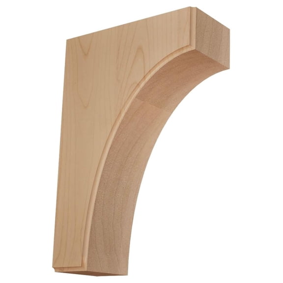 BKTW04X08X12CVAL Clarksville Wood Brackets, 3 1/2"W x 8"D x 12"H , Alder