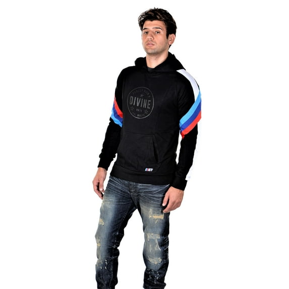 BKYS Men's Boost French Terry Hoodie Large Black