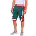 thumbnail image 1 of BKYS Men's Star Short Tech Fleece Pants Walk Shorts XL Green, 1 of 4
