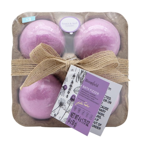 BL 4pc bath fizzer Purple