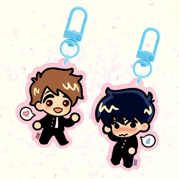 BL Anime Matching Keychains | Boys Love Romance Anime | , RANDOM 1 PACK