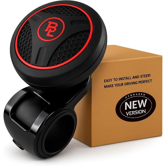 BL Knob Spinner - Universal Non-Slip Fit, ABS & Finish Knob with Ball Bearing - for , , ( Red)