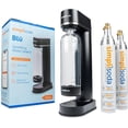 thumbnail image 1 of BLÜ Sparkling Water Maker, Premium Soda Streaming Machine, Carbonated Water Machine and Soda Maker - Black (Machine + 2 CO2 Cylinders), 1 of 7