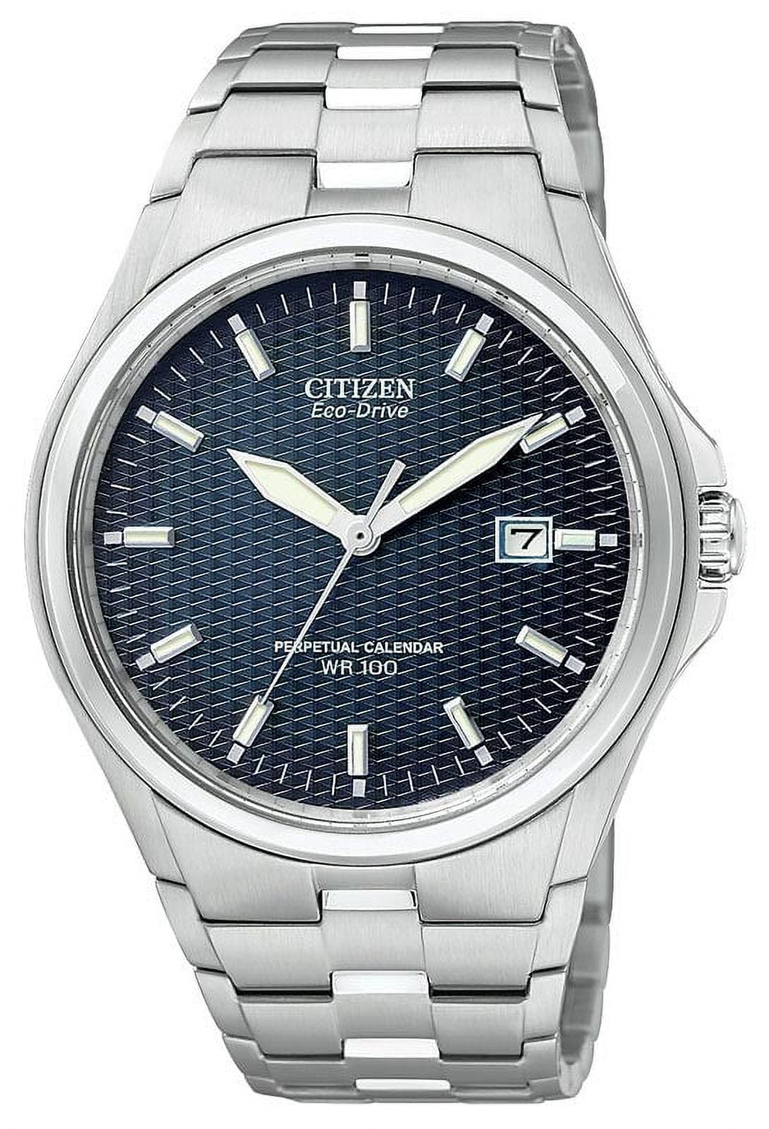 BL1230-52L Men's Perceptual Calendar Sleek Eco-Drive Watch