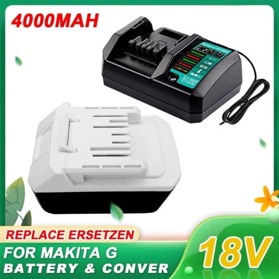 BL1813G Tool 4.0ah Battery+Dc18wa Charger set For Ma-kita 18V Electric BL1815G li-ion BL1820G BL1825G 196367-3 BL1811G BL1813G BL1815G