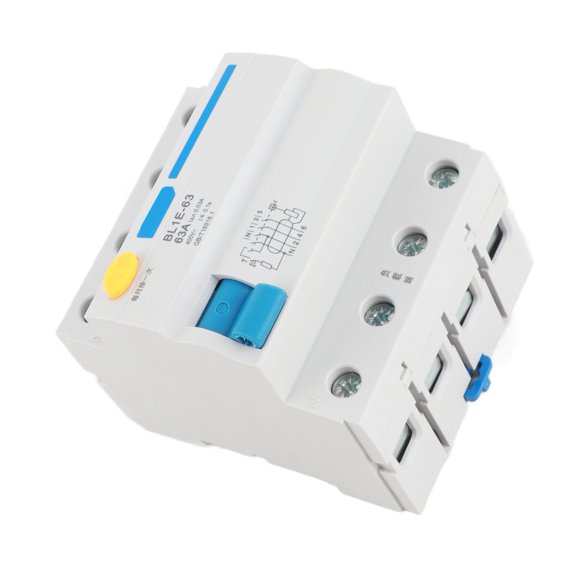 BL1E-63 63A Residual Current Circuit Breaker RCCB, 230V 30mA AC Leakage Protection