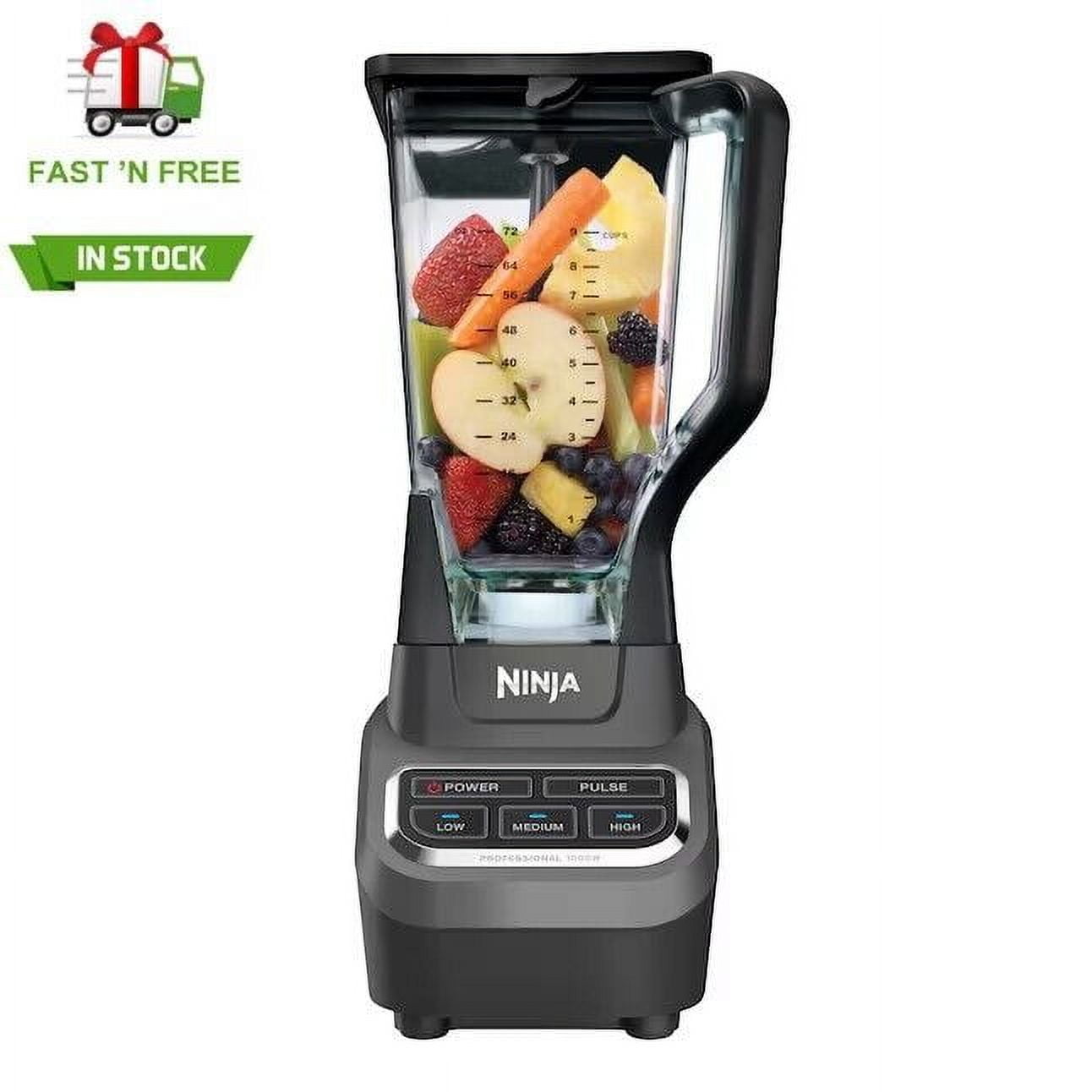 Ninja Professional 72 oz Black Stainless Steel Countertop Blender