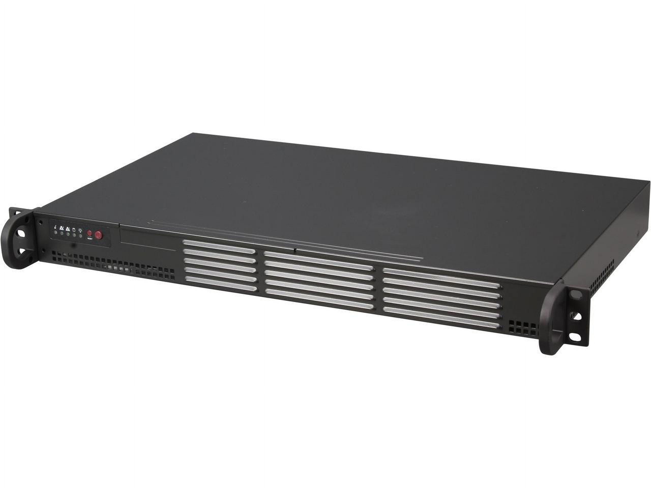 BLACK 1U MINI SC504 CHASSIS W/ - Walmart.com