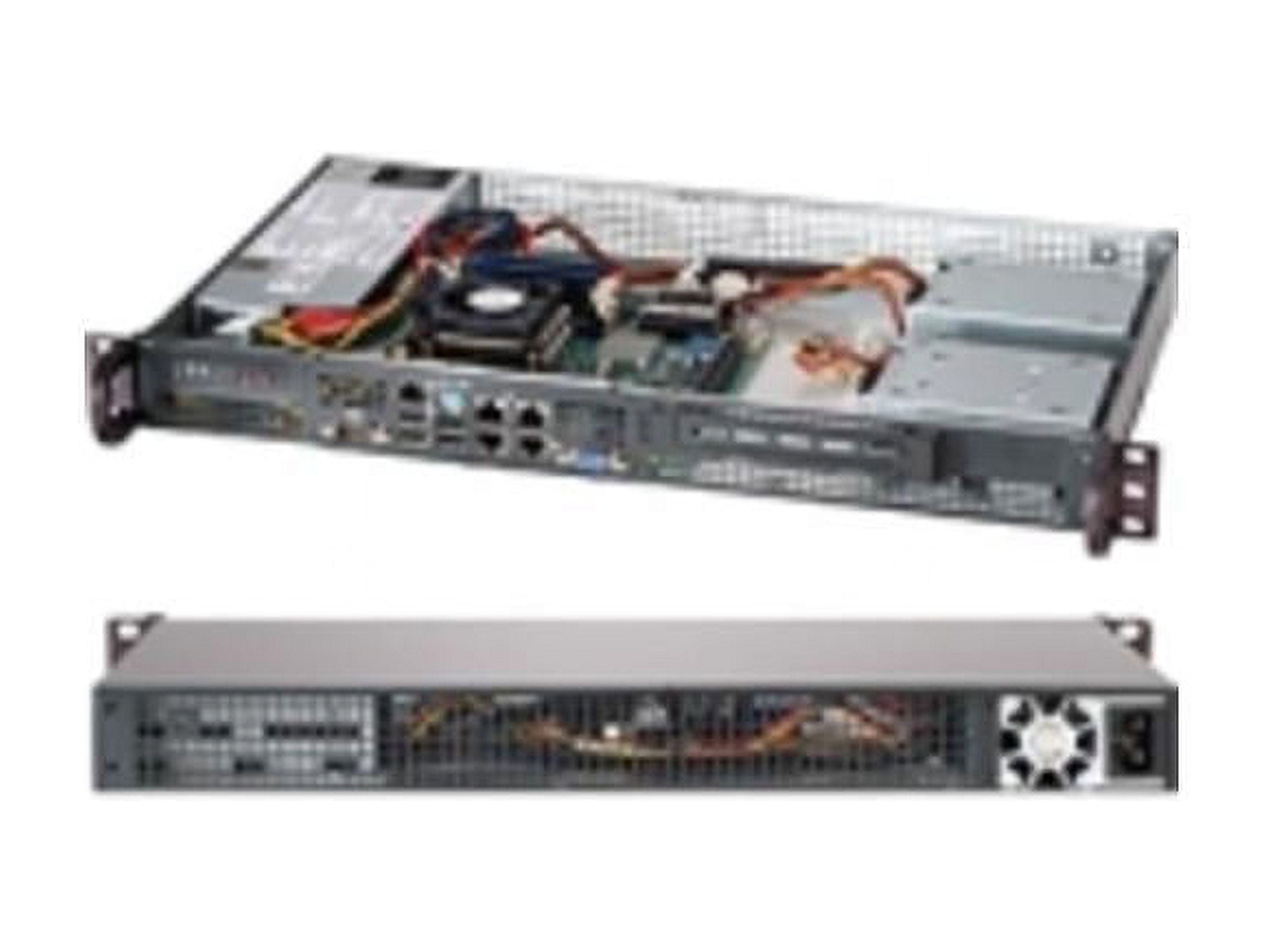 Supermicro SC505 203B - rack-mountable - 1U - mini ITX - Walmart.com
