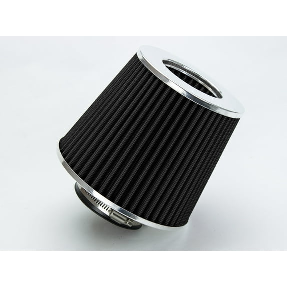 BLACK 2.75" 70mm Inlet Cold Air Intake Cone Replacement Quality Dry Air Filter