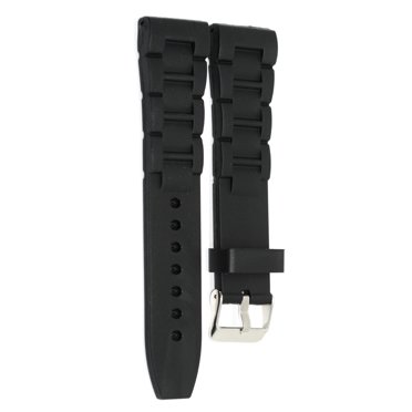 26mm Rubber Diver Watch Band Strap For Invicta 48mm Russian Models 17882 15810 – Black/Rose