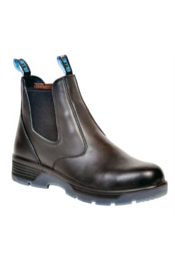 BLACK 6 INCH SLIP ON COMPOSITE TOE SAFETY BOOT