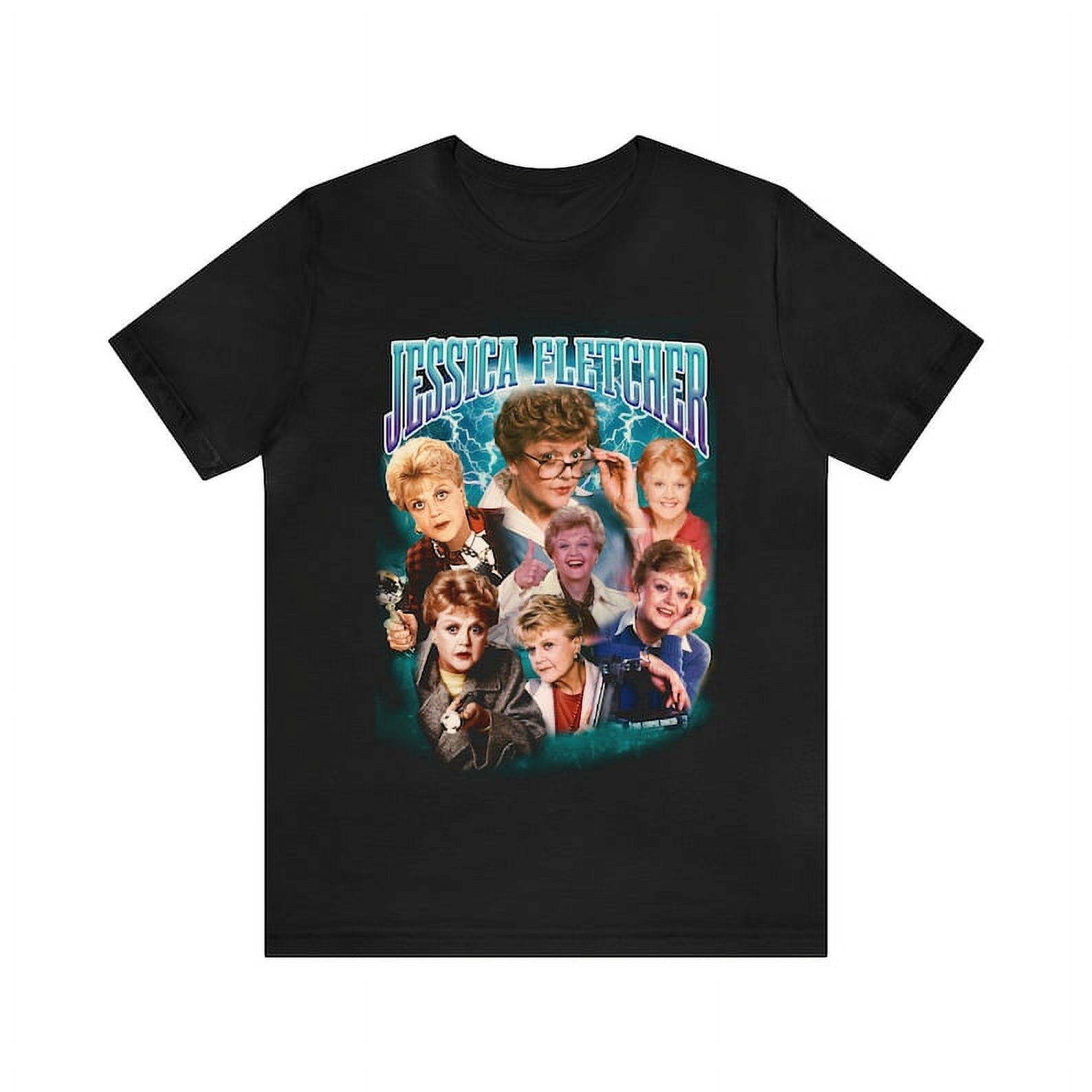 [BLACK] 90's Retro Style T-Shirt | Jessica Fletcher | Classic TV Show ...