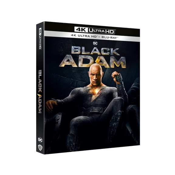BLACK ADAM (4K Ultra HD + Blu-Ray) (4K Ultra HD) Dwayne Johnson Aldis Hodge Noah Centineo