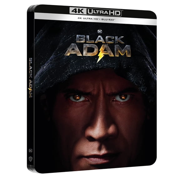 BLACK ADAM STEELBOOK (4K Ultra HD + Blu-Ray) (4K Ultra HD) Jaume Collet-Serra