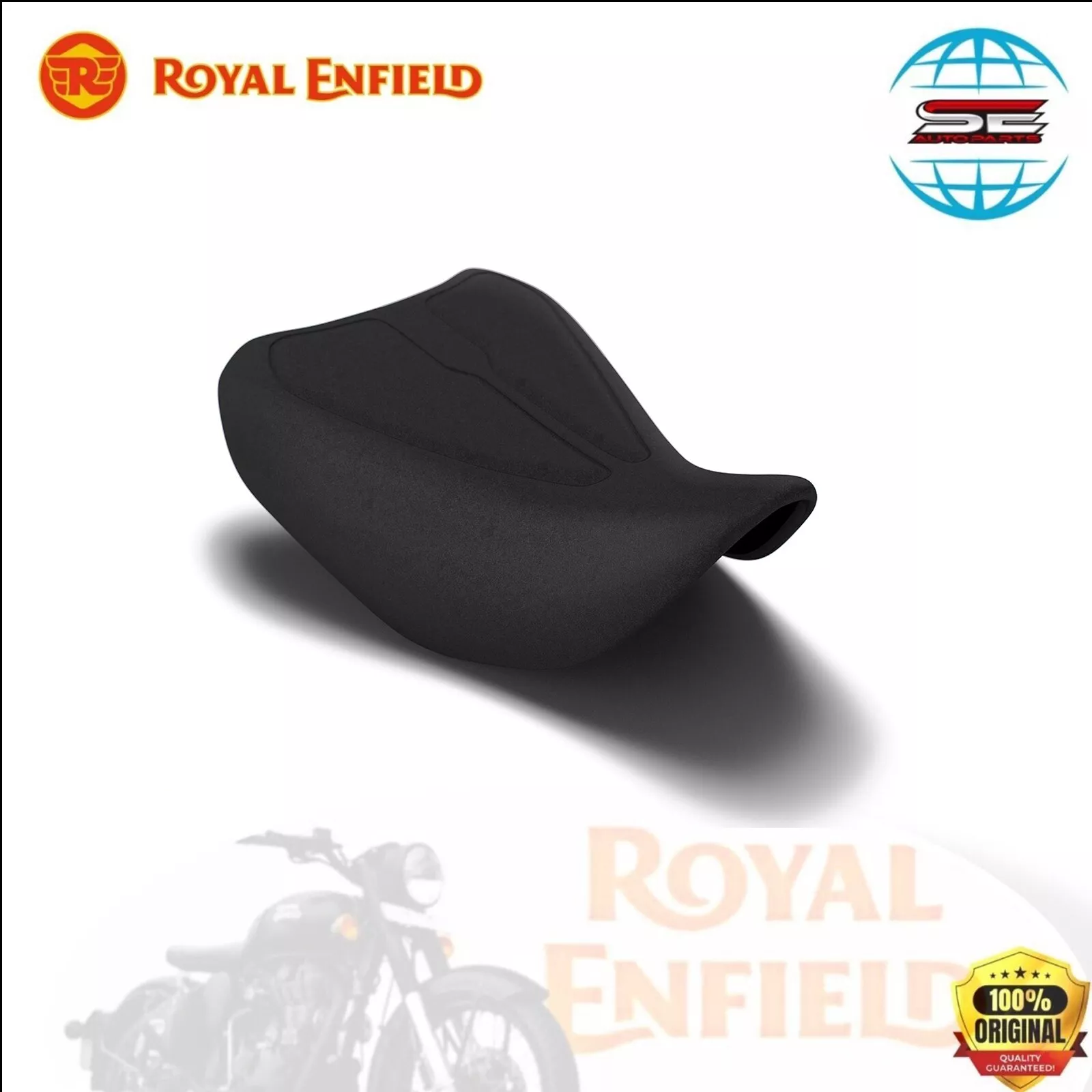 BLACK ADVENTURES RIDER SEAT FOR ROYAL ENFIELD NEW HIMALAYAN
