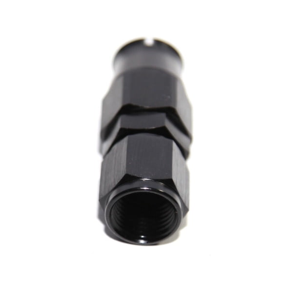 BLACK AN6 6AN AN-6 Straight Swivel Reusable PTFE Hose End Fitting Adapter BLACK AN6 6AN AN-6 Straight Swivel Reusable PTFE Hose End Fitting Adapter