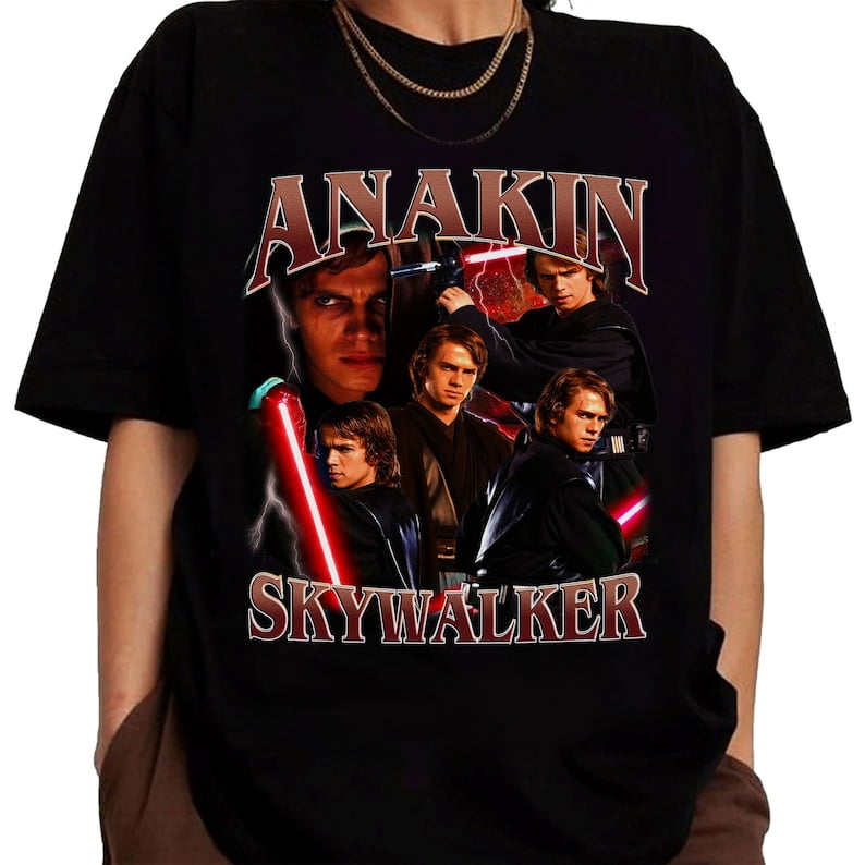 [BLACK] Anakin Skywalker Shirt Anakin Skywalker Vintage 90' Shirt ...