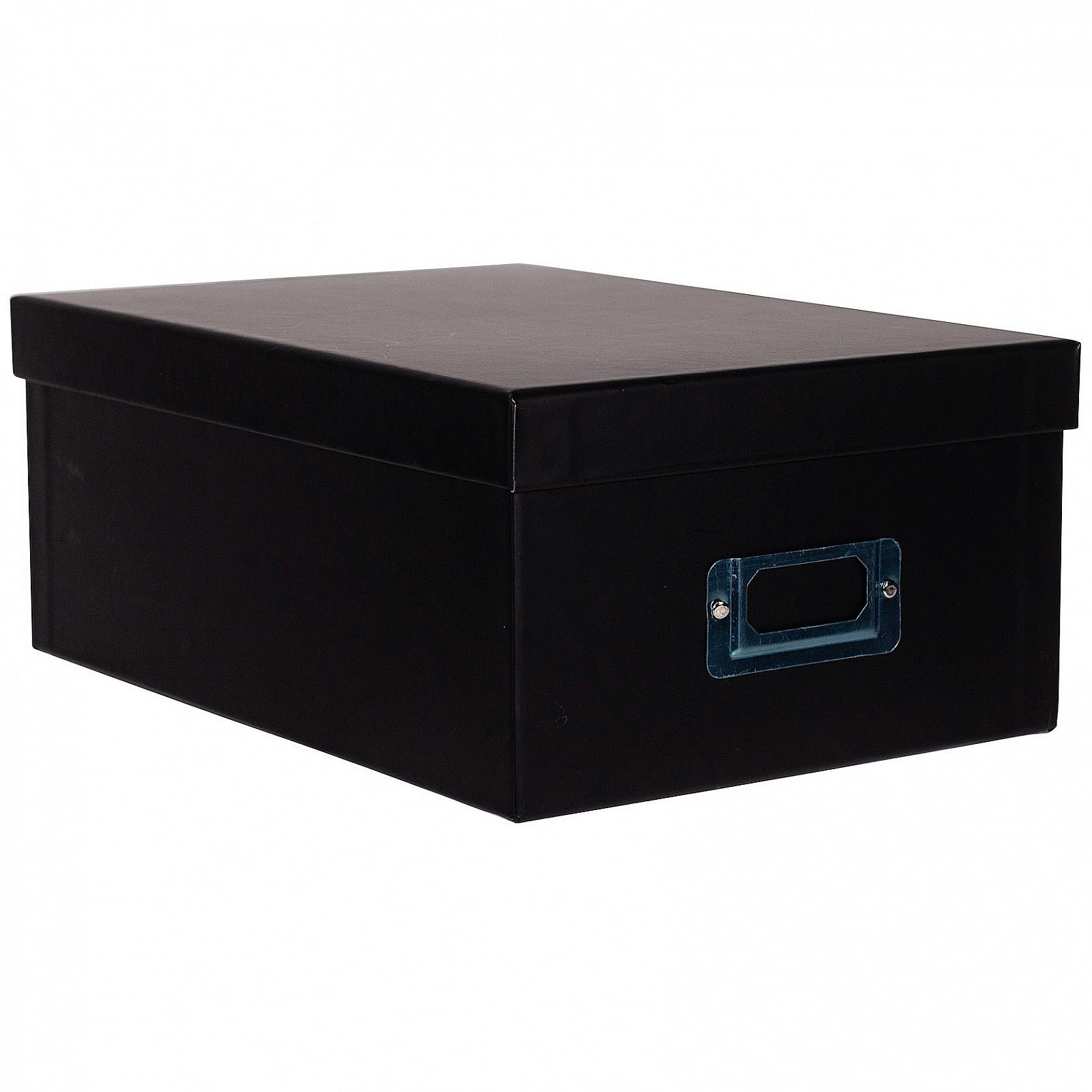 BLACK Archival STORAGE Photo Box by Malden - 4x6
