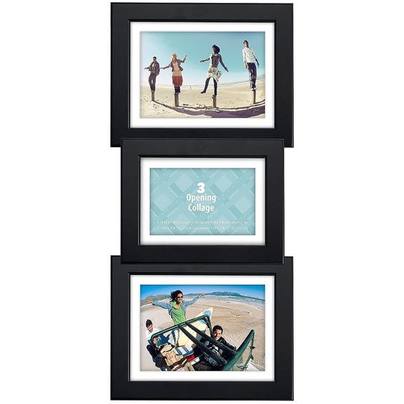 BLACK BEVEL PANEL Triple for 6x8 5x7 4x6 photos