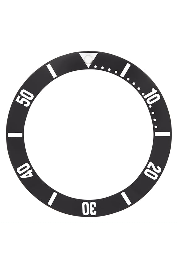 BLACK BEZEL INSERT FOR TAG HEUER 1500 SERIES 1500 WD1312 WD1213 WD1223 WATCH