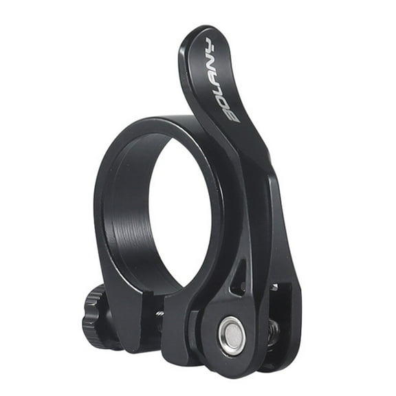 BLACK BIKE For-SEAT POST CLAMP 31.8/34.9MM QUICK RELEASE ALLOY FIXTURE MTB ROAD
