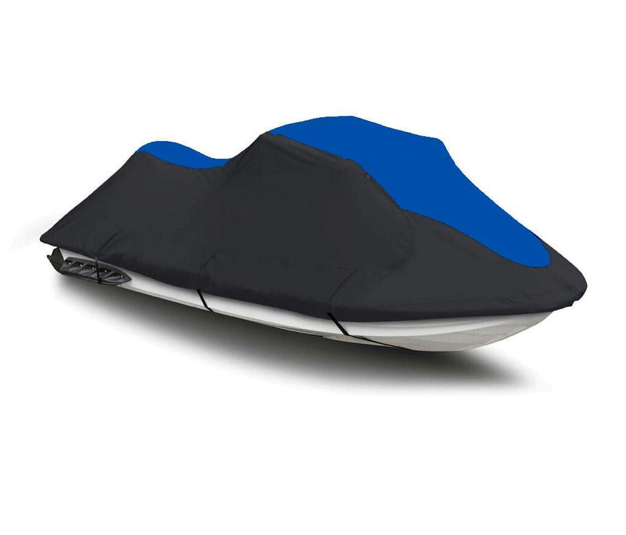 BLACK / BLUE HEAVY-DUTY, 600 DENIER Cover Compatible for Sea Doo Sea