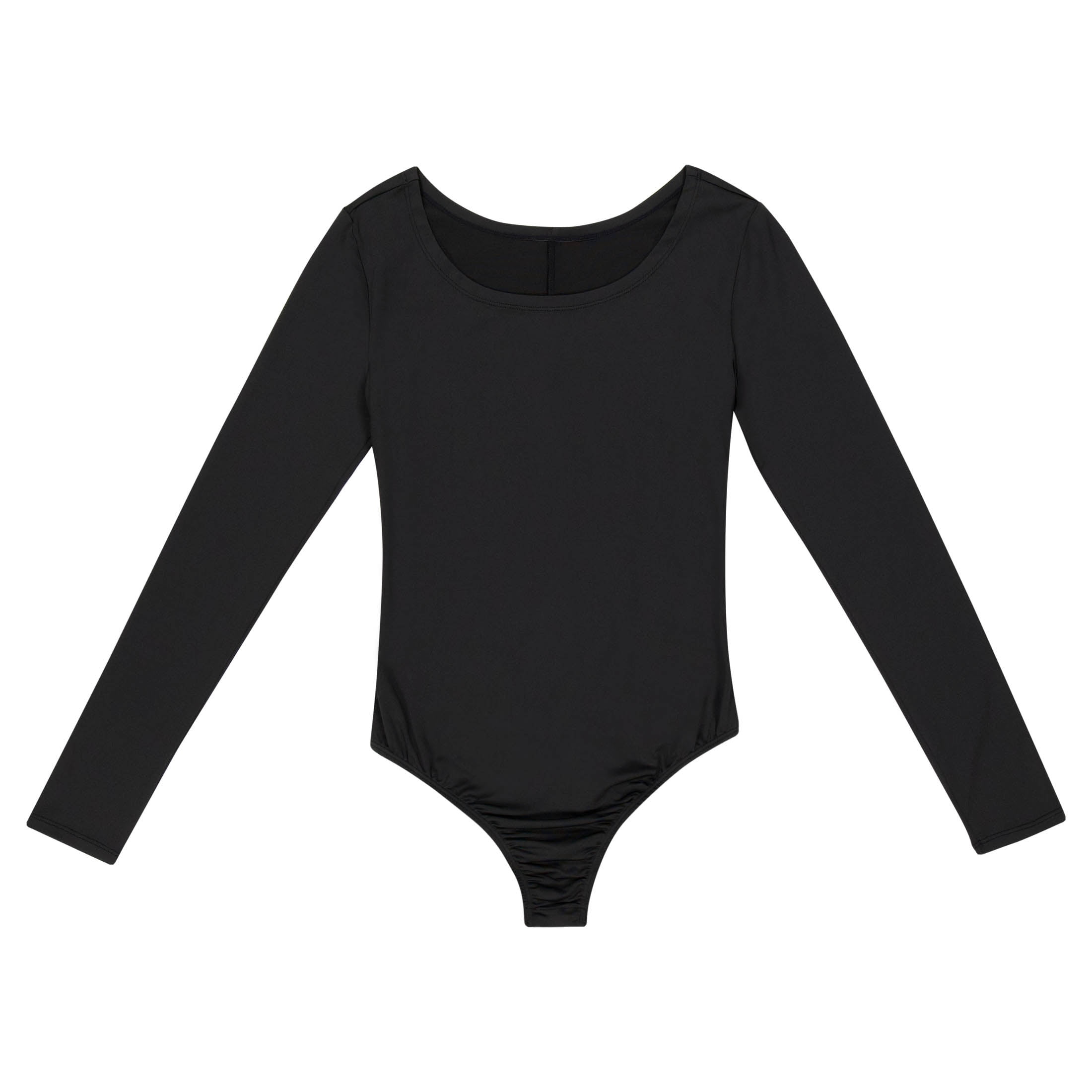 Long Sleeve Bodysuit Costume Accessory for Adults, Black, M (8/10), Halloween by Way To Celebrate