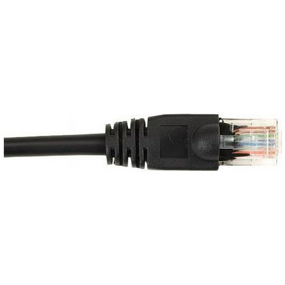 BLACK BOX CAT6PC-006-BK CAT6 250-MHZ STRANDED ETHERNET PATCH CABLE - UNSHIELDED (UTP), CM PVC, MOLDED SN