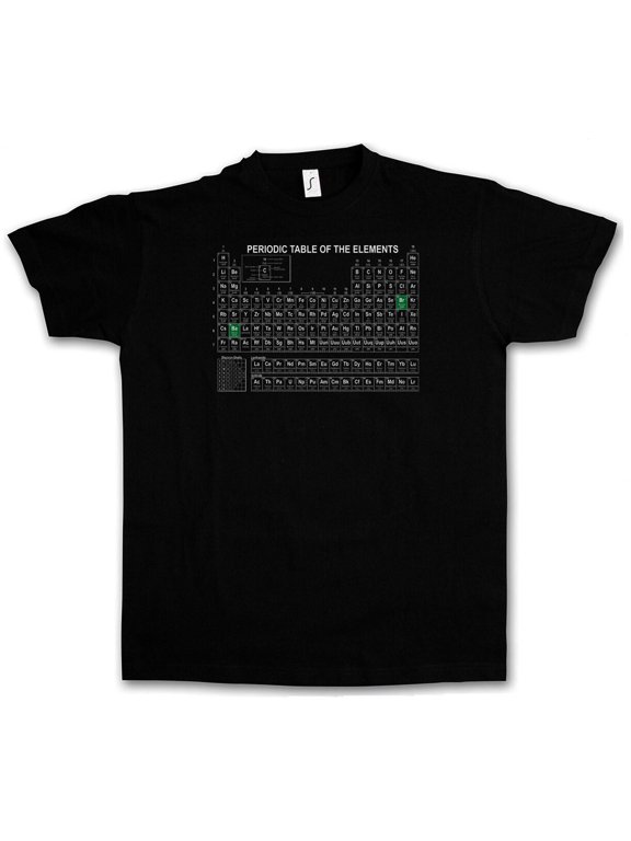 BLACK BR BA PERIODIC TABLE OF THE ELEMENTS T-SHIRT - Breaking Heisenberg Bad